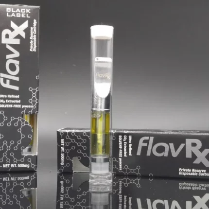 Black Label 500mg FlavRx Co2 Oil Cartridge